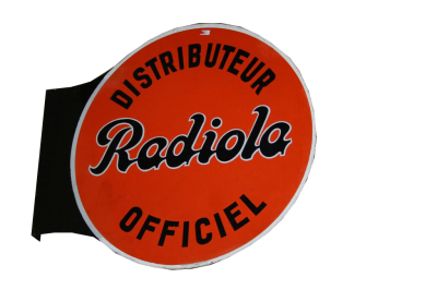 nsegna a bandiera 'Radiola'